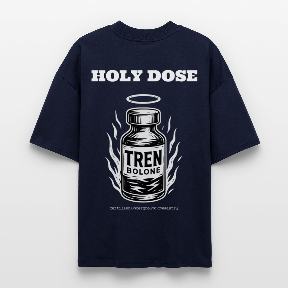 Phantom Oversized Holy Dose T-Shirt - navy