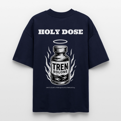 Phantom Oversized Holy Dose T-Shirt - navy