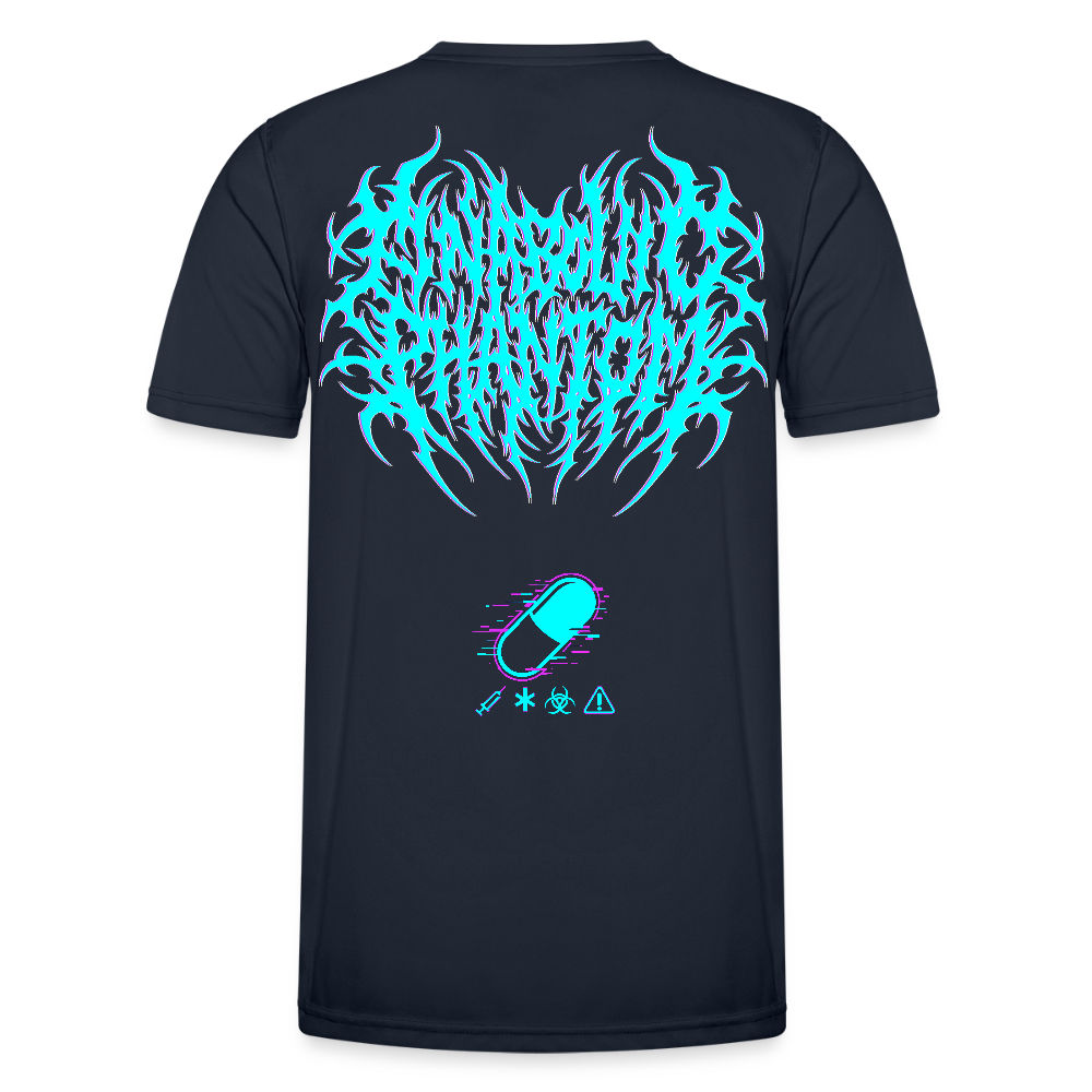 Phantom Gym T-Shirt – Bio-Injected Strength Protocol - navy
