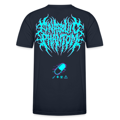 Phantom Gym T-Shirt – Bio-Injected Strength Protocol - navy