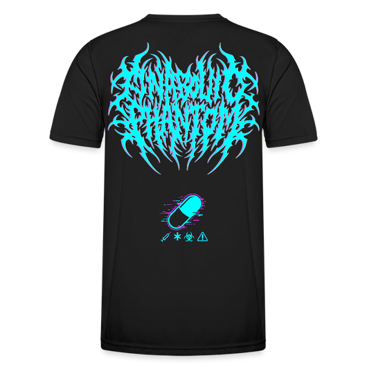 Phantom Gym T-Shirt – Bio-Injected Strength Protocol - black