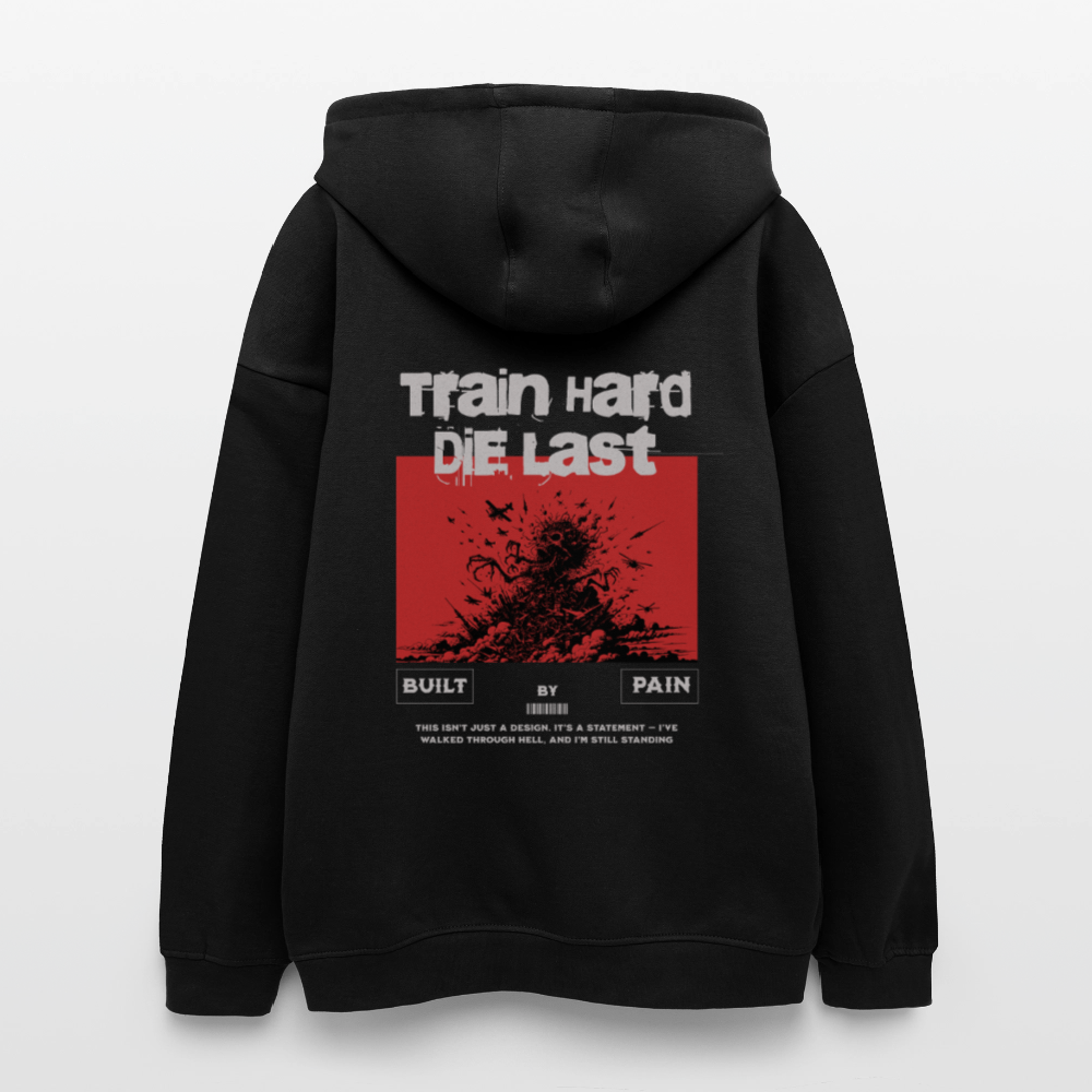 Oversized Unisex Hoodie Die Last - black