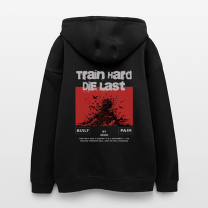 Oversized Unisex Hoodie Die Last - black