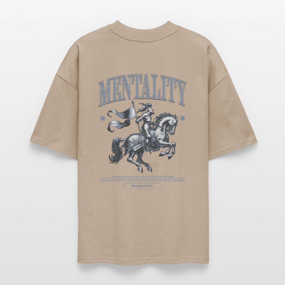 Mentality Oversized T-Shirt - stone