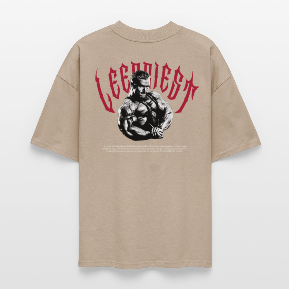 L.P Oversized  T-shirt - stone