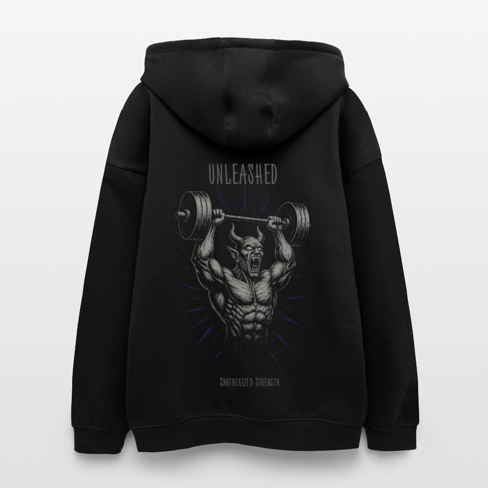 Unleashed Oversized Hoodie – Rage Mode - black