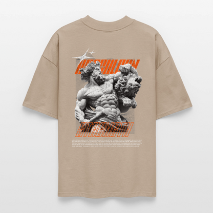 Hermes Oversized  T-shirt - stone