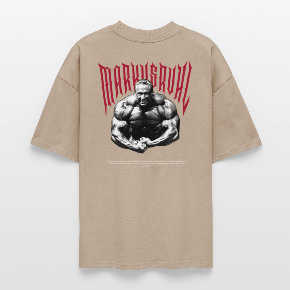 M.R Oversized  T-shirt - stone