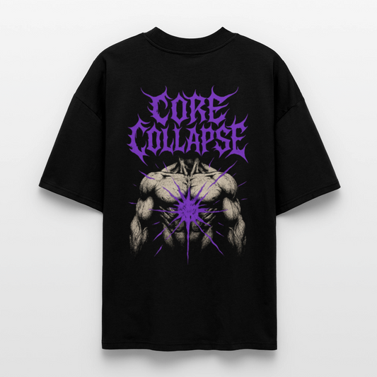 Oversized Unisex Shirt Core Collapse - black