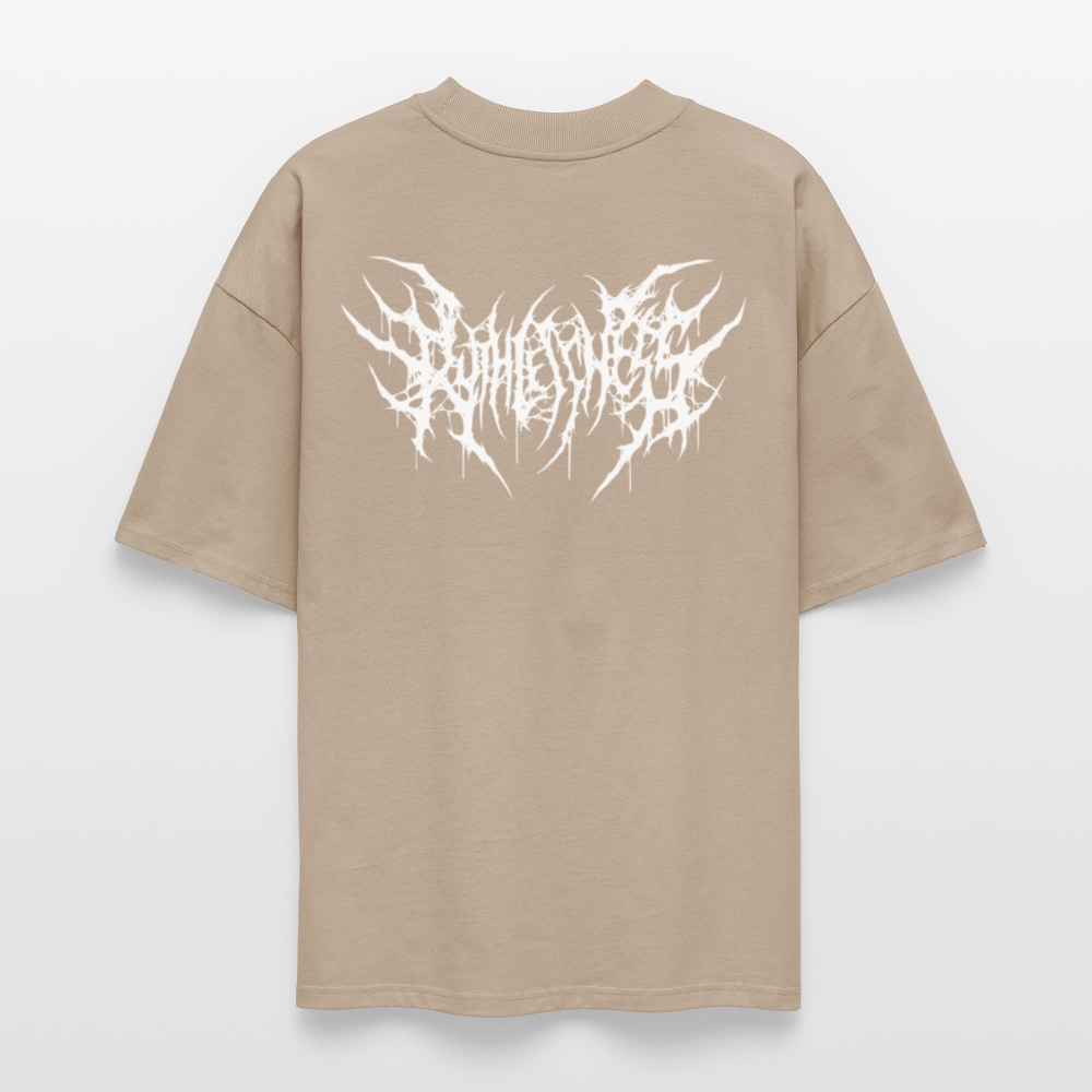 RUTHLESS Oversized  T-shirt - stone
