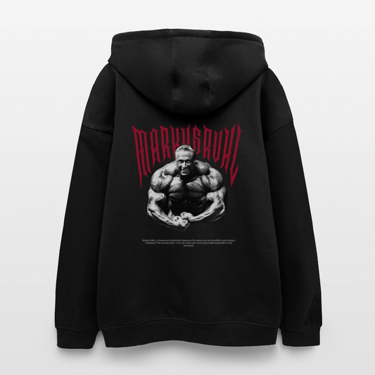 Oversized Unisex Hoodie M.R - black