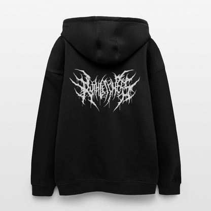 Oversized Unisex Hoodie RUTHLESS - black