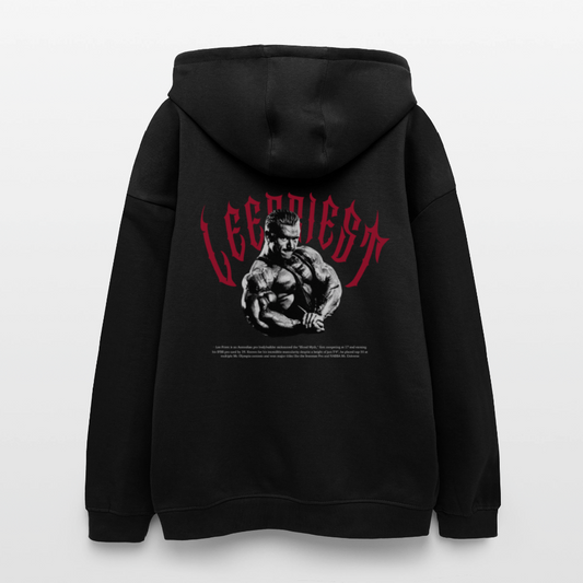Oversized Unisex Hoodie L.P - black