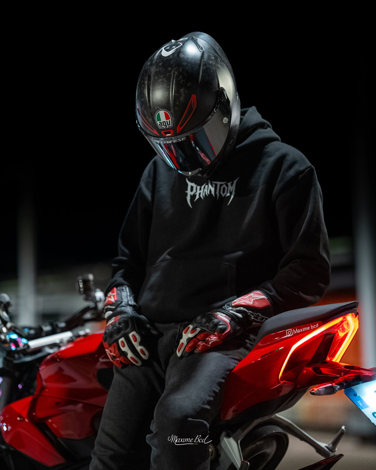 The phantom 'DARK HOOD' hoodie