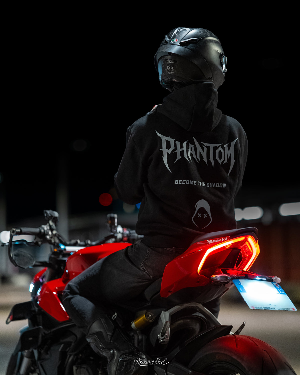 The phantom 'DARK HOOD' hoodie